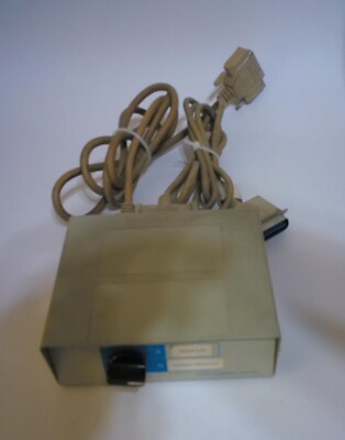 Data Transfer A-B Switch Box with 25-Pin Input / Output Connector , Some cords