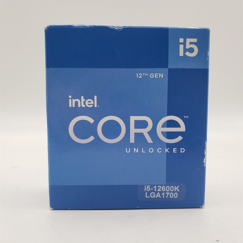 Intel Core i5-12600K CPU 10 (6P+4E) Unlocked LGA1700 600 Series Chipset 125W
