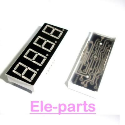 10 Pcs 4 Digit 0.36 Inch Green 7 Segment Led Display Common Cathode Digital Tube