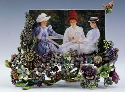 Jay Strongwater 4x6 Field Of Flowers Picture Frame NIB | eBay