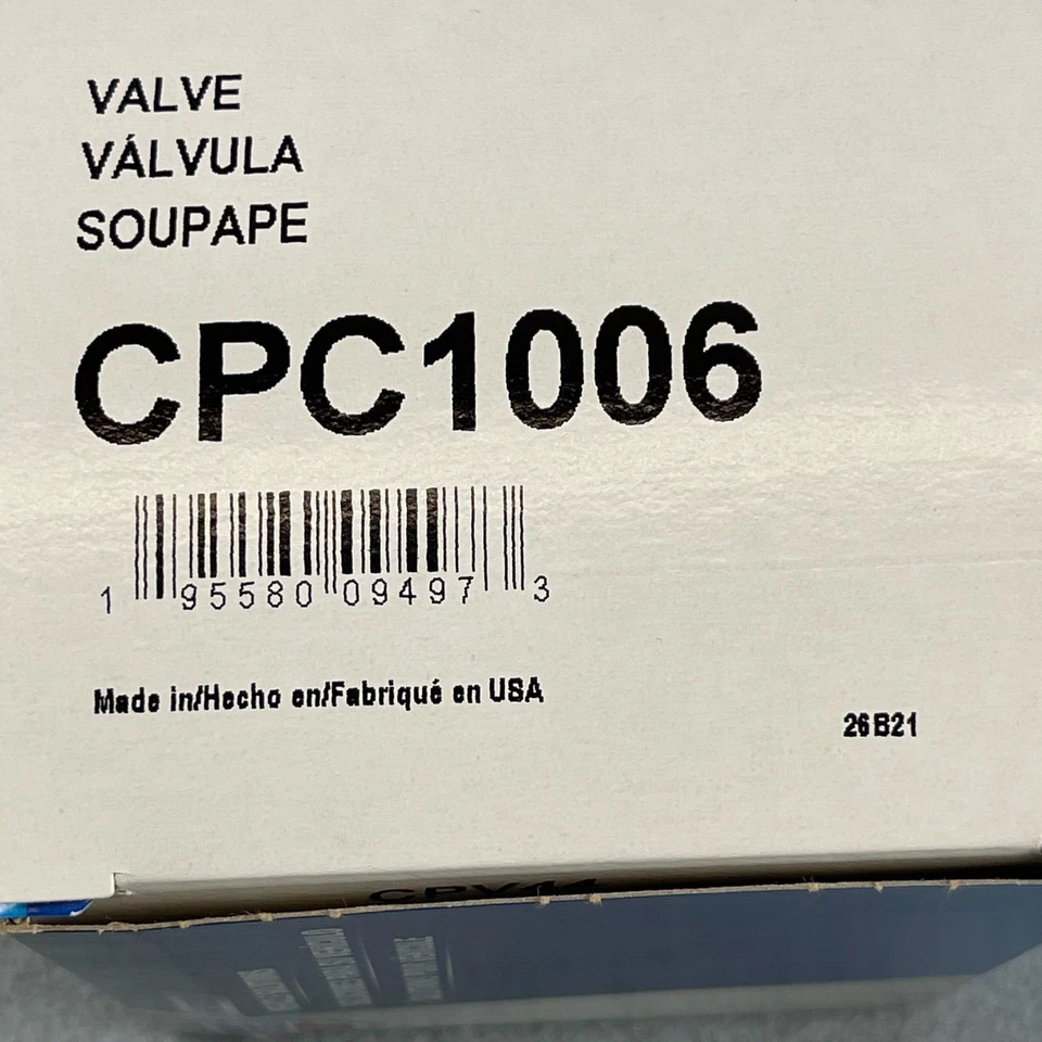 Solenoide de ventilación de bote de vapor Carquest Valve CPC1006 Foto 2 de 3