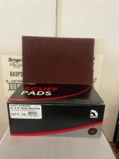 6" x 9" Non-Woven Hand Pads, Maroon, 10pk