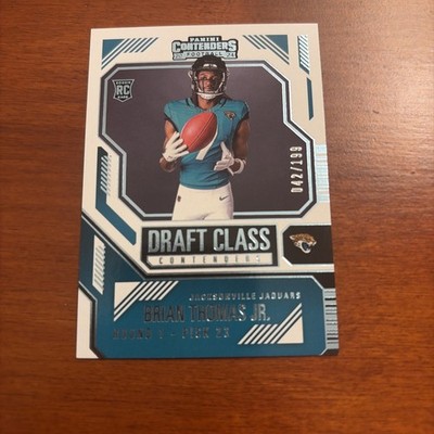 2024 Panini Contenders Football Rookie Draft Class Teal /149 #14 Brian Thomas Jr