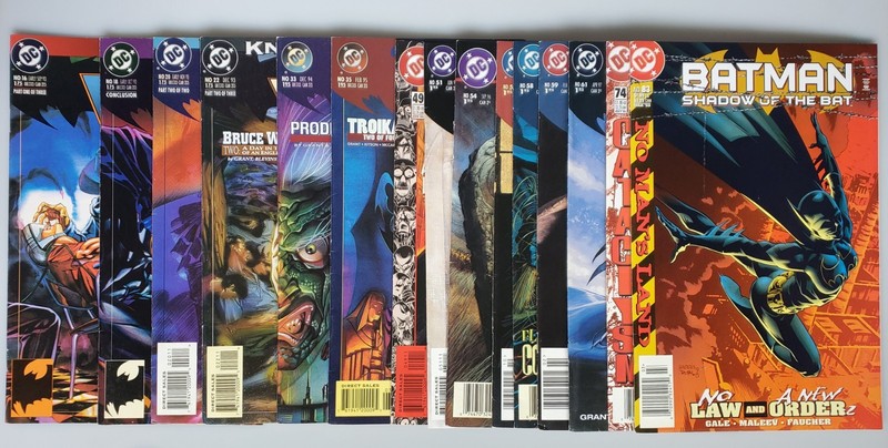 Shadow of the Bat Lot of 15 books 16-83 DC Comics 1993-99