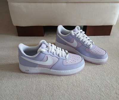 Nike Air Force 1 NEU 07 LV8 Sneaker 40,5 Damen weiß lila 7,5 6,5