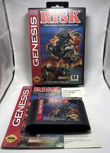 Risk Sega Genesis CIB Complete w/ Manual Tested Working Parker Brothers Strategy