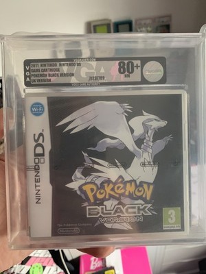 Pokemon Black DS (Nintendo DS, 2011) NDS New Sealed VGA 80+ Schwarze Edition 