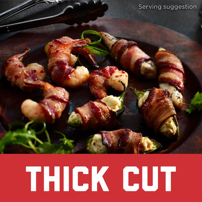 HORMEL  Fully Cooked Bacon - Thick Bacon Snacks for Breakfast, 10.5 Ounce (Pa...