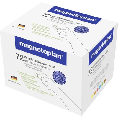 magnetoplan Craie pour tableau noir 12305 blanc 72 pc(s) - Photo 1/2
