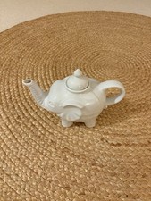 BIA White Elephant Teapot –