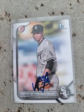 Norge Vera Signed 2022 Bowman Baseball Card #BP-100 Whitesox