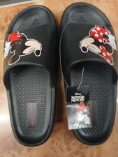 Minnie Kissing Mickie Mouse Slides NWT Women's Size 9