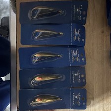  5 Pack Gold Classic Weedless Spoon Gold 3/4 oz  Fishing Lure H20 Xpress