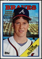 2018 Topps Archives - Topps Rookie History Baseball Tom Glavine #779 NM