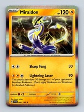 is miraidon a rare pokemon card Pokemon TCG - Miraidon ex Promo Full Art Holo Card SVP 028 main image 1