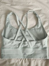 Lululemon Energy Bra Long Line Polar Ice SIZE 4