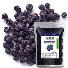 Dried Blueberries 4 lb 64 oz Gluten-Free Peanut-Free, Slightly Sweetene...