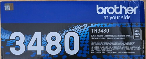 Brother Cartridg TN-3480 Toner schwarz 8000 Seiten Neu Tonerkartusche TN3480 OVP