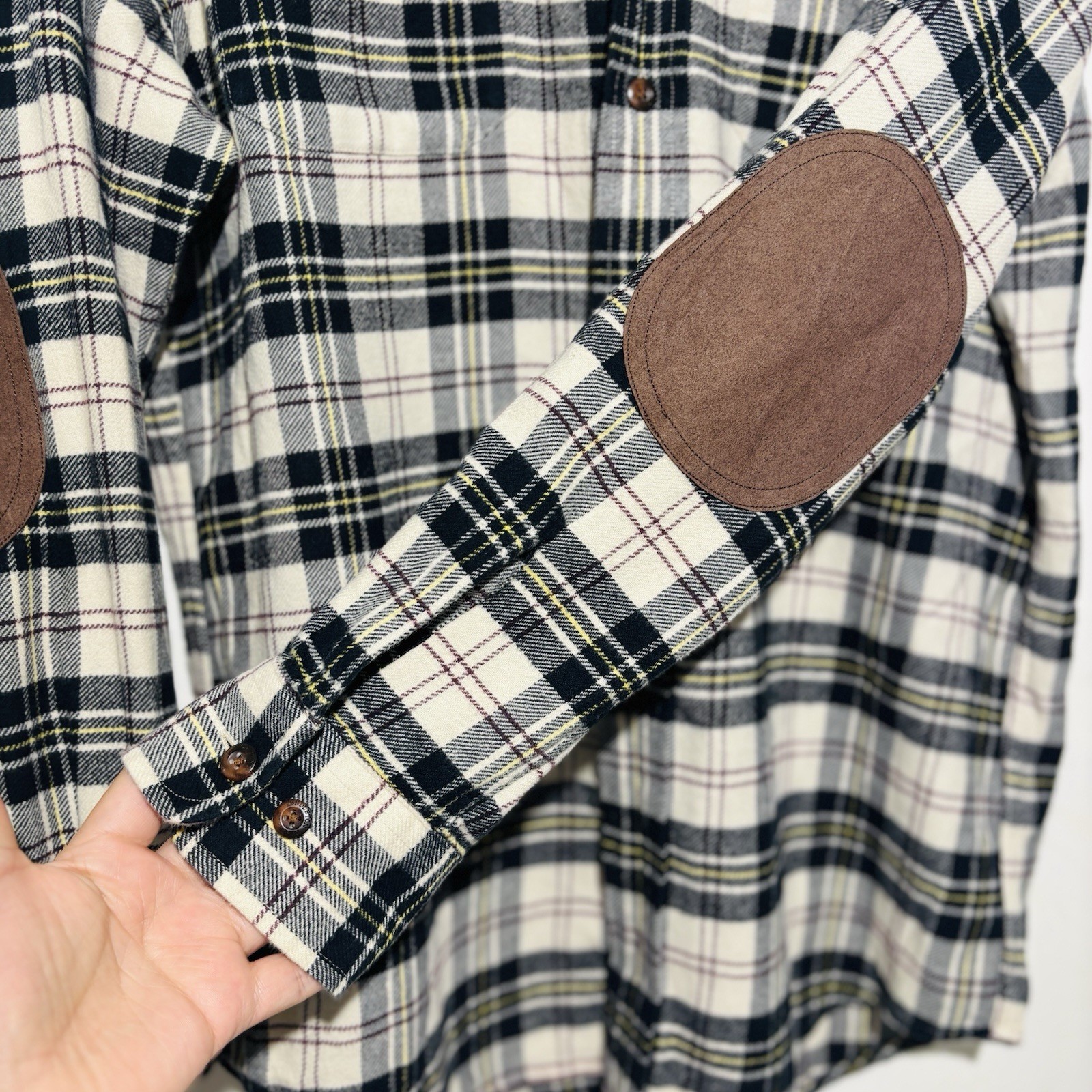 Pendleton Hawthorne Flannel Macpherson Elbow Patc… - image 1