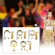 &Auml;gyptisches Kost&uuml;m Set Neuheit Cosplay f&uuml;r Party Spielen Outfit Tanzkleidung