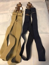 Men's Workwear Suspenders 1-Navy  1-Beige by C.E.Schmidt