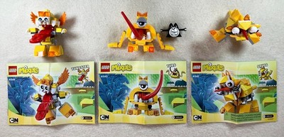 Lego Mixels Series 5 Set: Tungster, Turg, Spugg, Excellent Condition