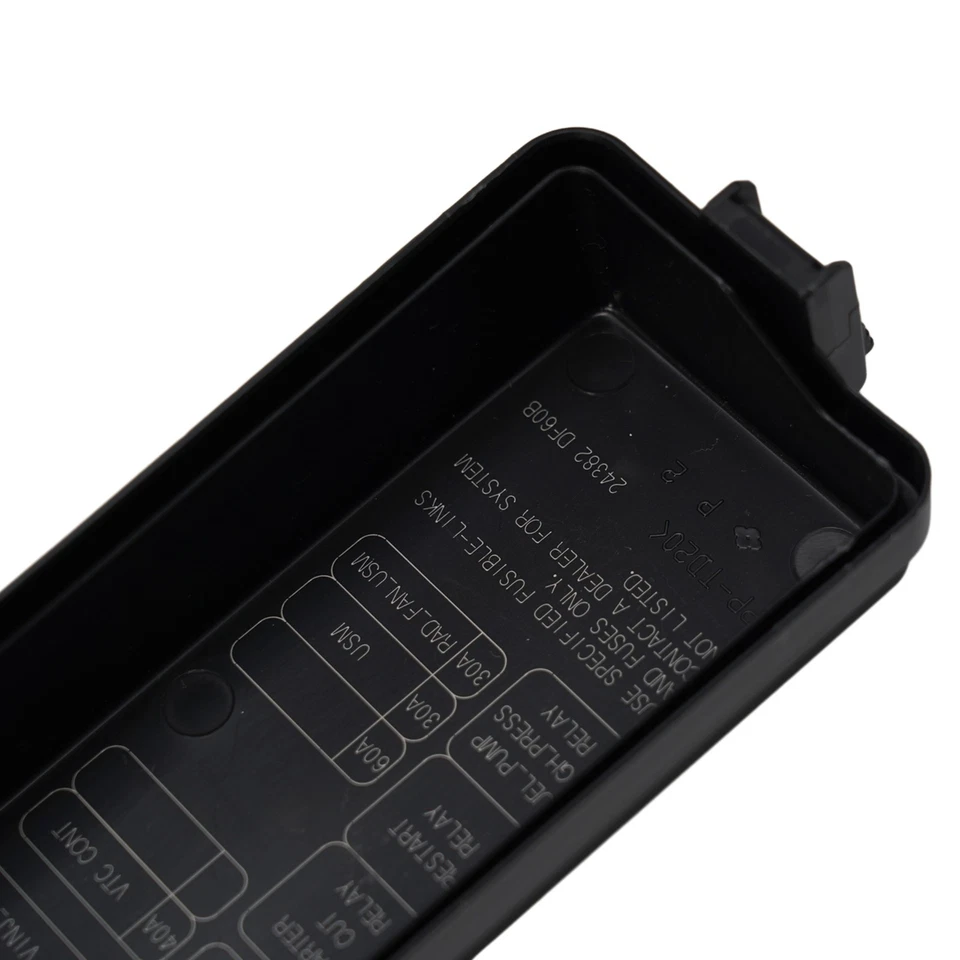 Fuse Box Cover Cover Auto Parts Black Direct Replacement Plug-and-play - Image 4 of 4