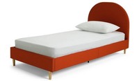 Olivia Single Bed Frame Orange Kids Childrens Bedroom Furniture