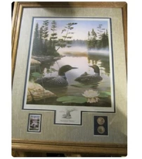Leo Stans Boundary Waters signed collector's edition with gold leaf coins