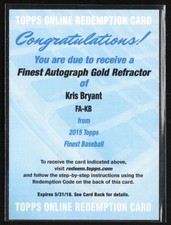 2015 Topps Finest Baseball Cards 58