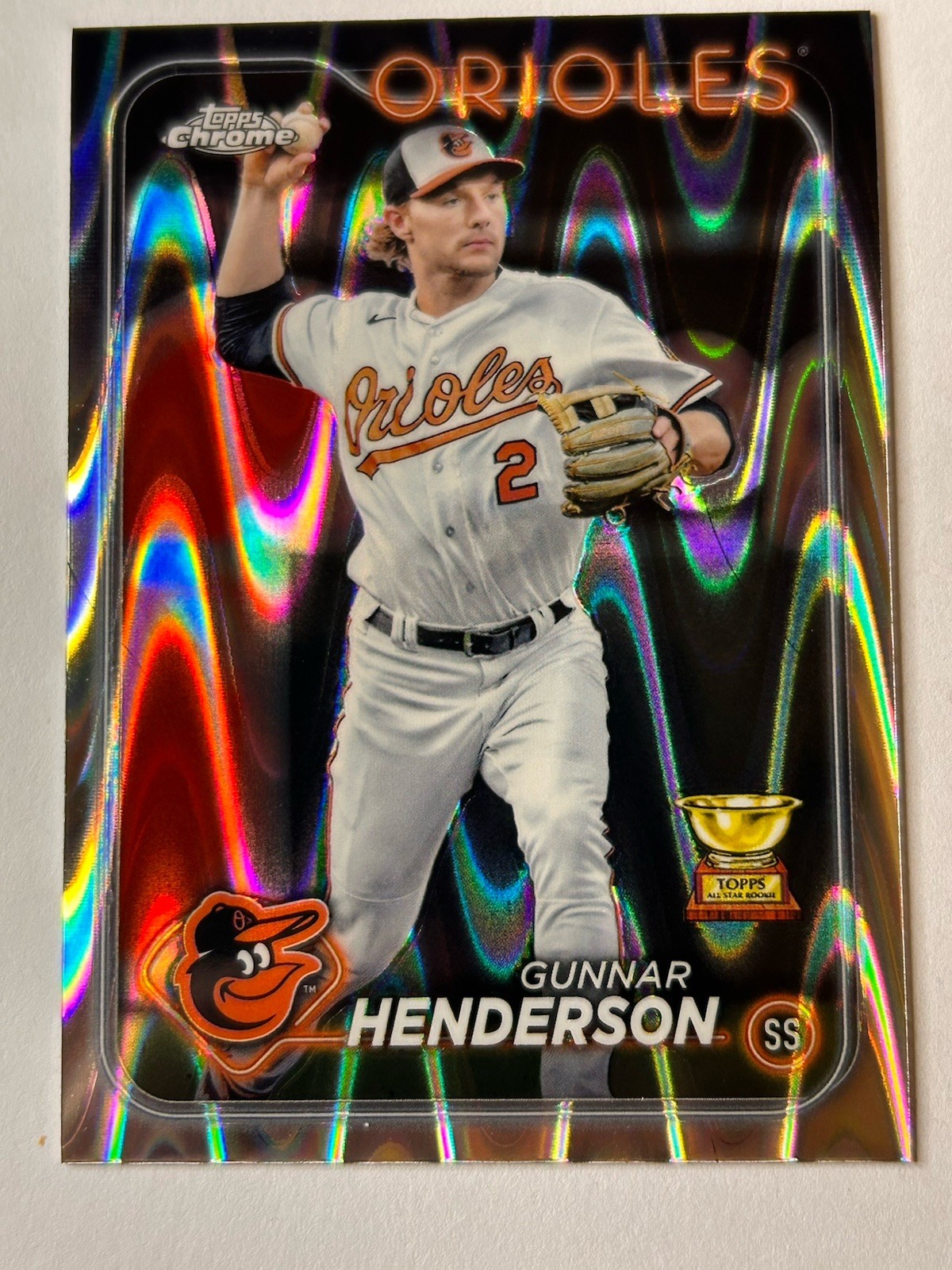 2024 Topps Chrome - Gunnar Henderson #36 RayWave Refractor