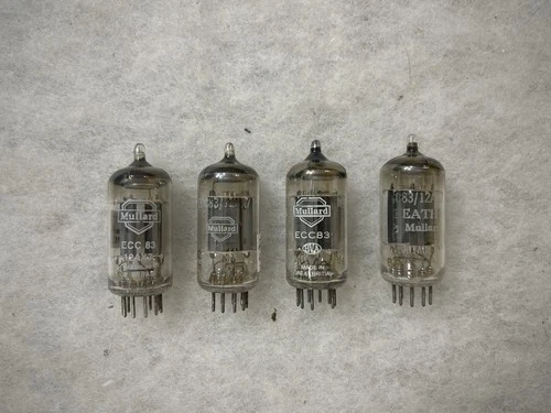 Mullard ECC83 12AX7 Long Plate O getter Tested Good Balanced One Tube Price
