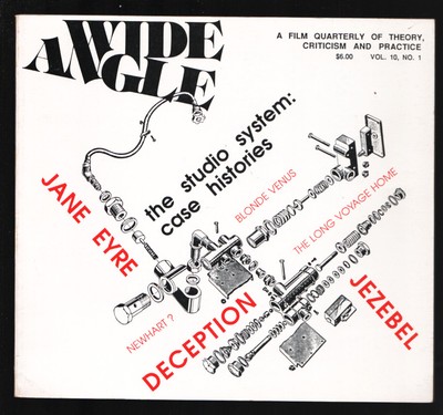 Wide Angle Vol. 10 #1 1988-Film Quarterly of Theory, Criticism & Practice-No