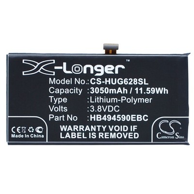 Battery for Huawei Ascend G628 Honor 7 PLK-UL00 HB494590EBC HB494590EBW 3.8V