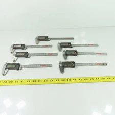 SPI 15-719-8 Electronic Dial Caliper 0-6" 0-150mm Lot Of 7 (For Parts Or Repair)