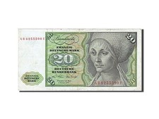 [#258012] Banknote, GERMANY - FEDERAL REPUBLIC, 20 Deutsche Mark, 1960, 1960-01-