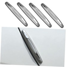 4PCS Car Door Edge Guards, Auto Side Door Protector Car Door Self Silver