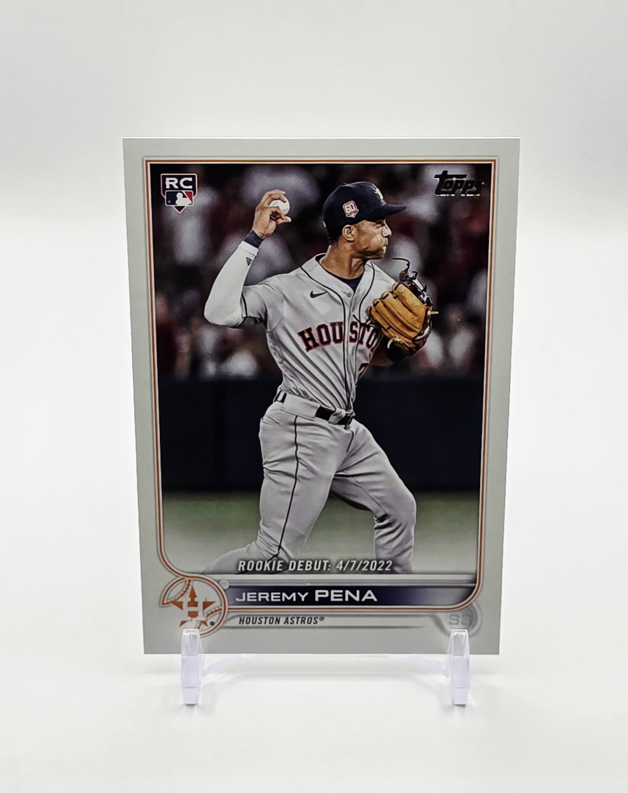 2022 Topps Update Series Jeremy Pena Rookie Debut No. US276