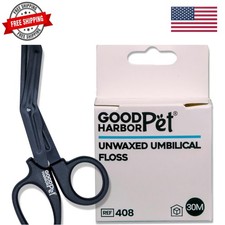 Pet Un-Waxed Umbilical Whelping Floss  Animal Cord Cutting Kit  for Dog, Ca...