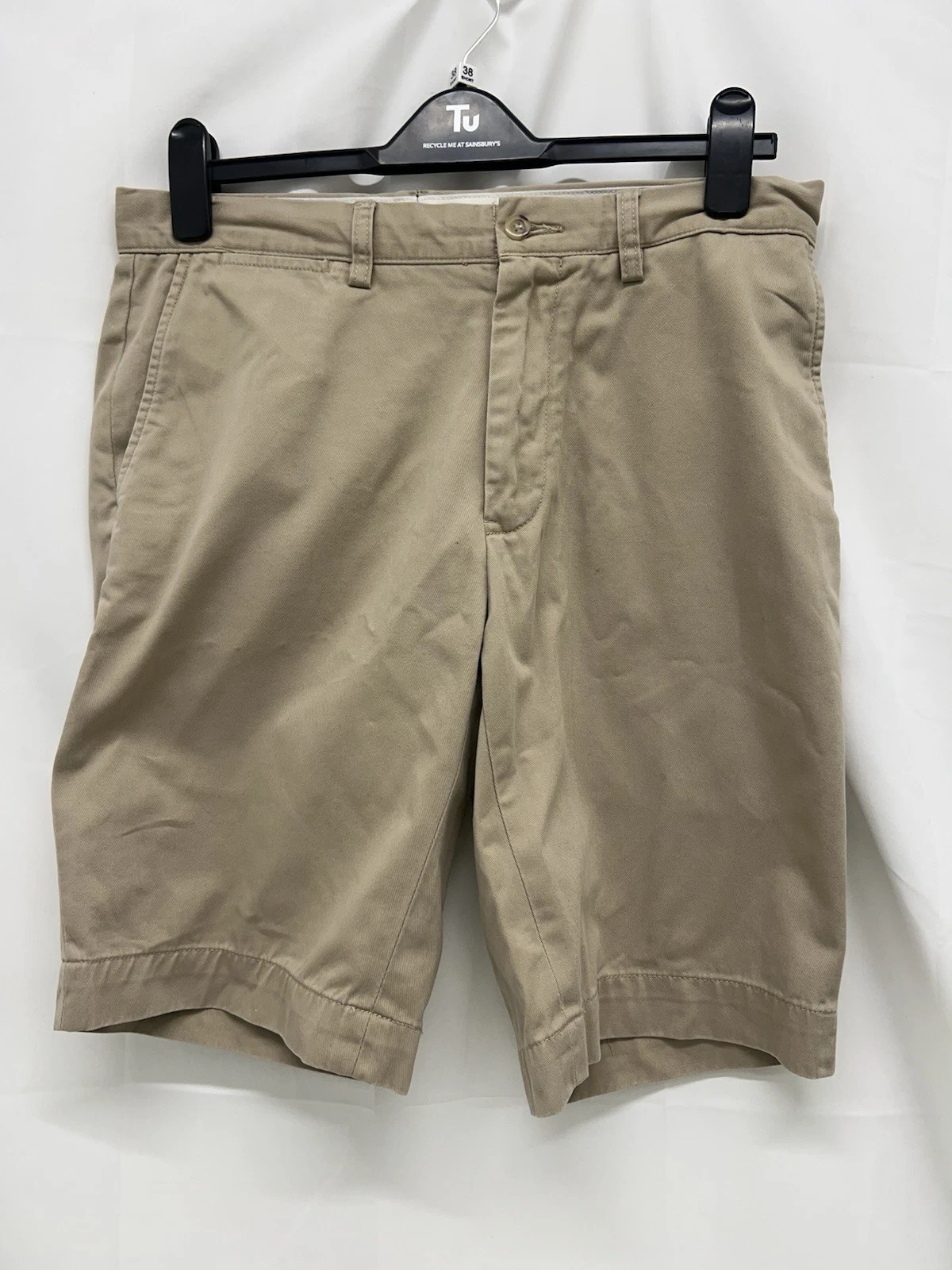 Ralph Lauren Men's Beige Polo Chino Shorts Men’s Size W32 Classic Fit Cotton