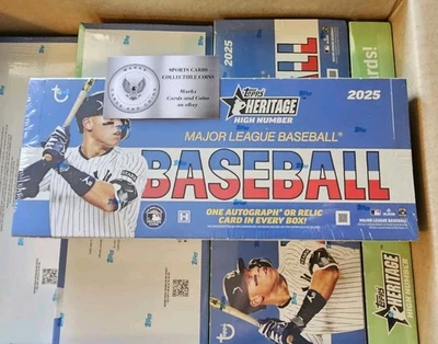 2025 Topps Heritage High Number Baseball Hobby Box