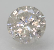 Certified 1.54 Carat F SI2 Round Brilliant Natural EARTH MINED Diamond 7.24mm