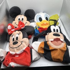 Melissa Doug Disney Mickey Minnie Mouse Donald Duck Goofy Hand Puppets Toy