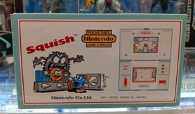 Squish GAME & WATCH Multi Screen 1986 W/Original Box Amazing Cond. No Booklet.