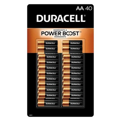 Duracell Power Boost AA Alkaline Batteries Pack of 40 c0