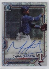 2021 Bowman Chrome Mega Box Chrome Mojo Auto Maximo Acosta #BCMA-MA Auto 10lj
