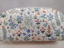 Rifle Paper Co. Menagerie Garden Cosmetic Case Pouch Bag Floral Small Zippered