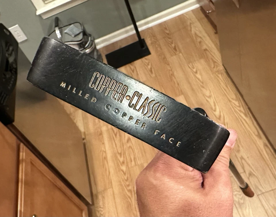 Copper Classic (35") Putter w/ CNC Milled Copper Face (CU-I) & Black Steel Shaft - Image 2 of 4