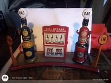 Antique Marx Tin litho B/O Service station Works Vg