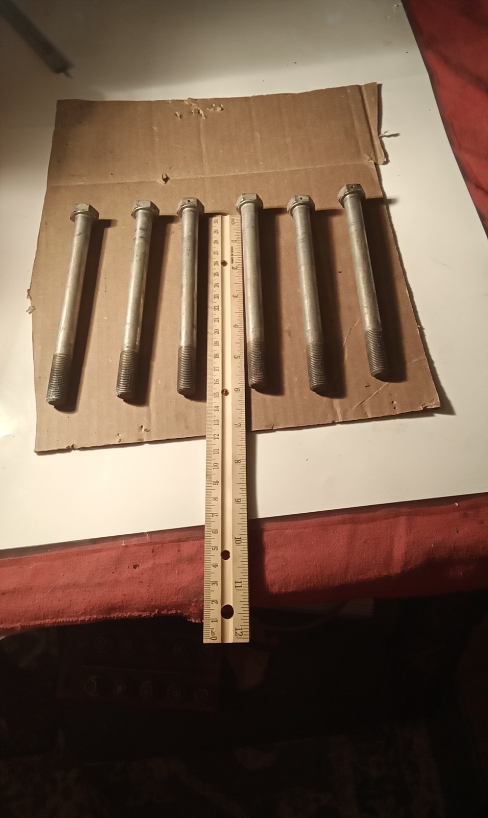 Aircraft Propeller Mount Bolts. (6 Bolts)